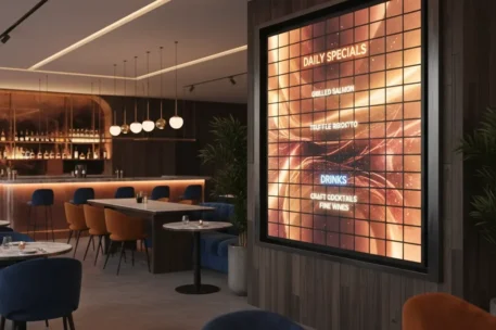 LED экраны для кафе и ресторанов